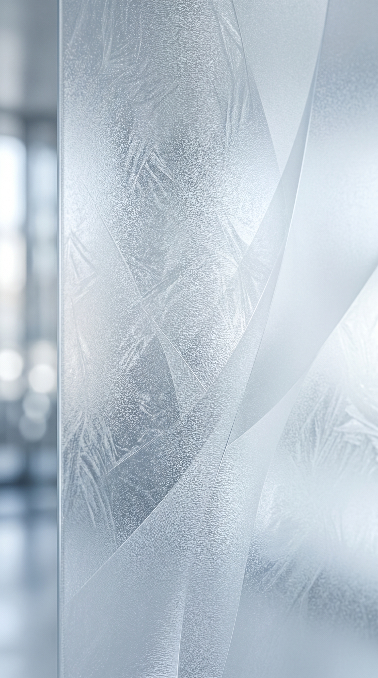 Minimalist Frosted Glass Wallpaper