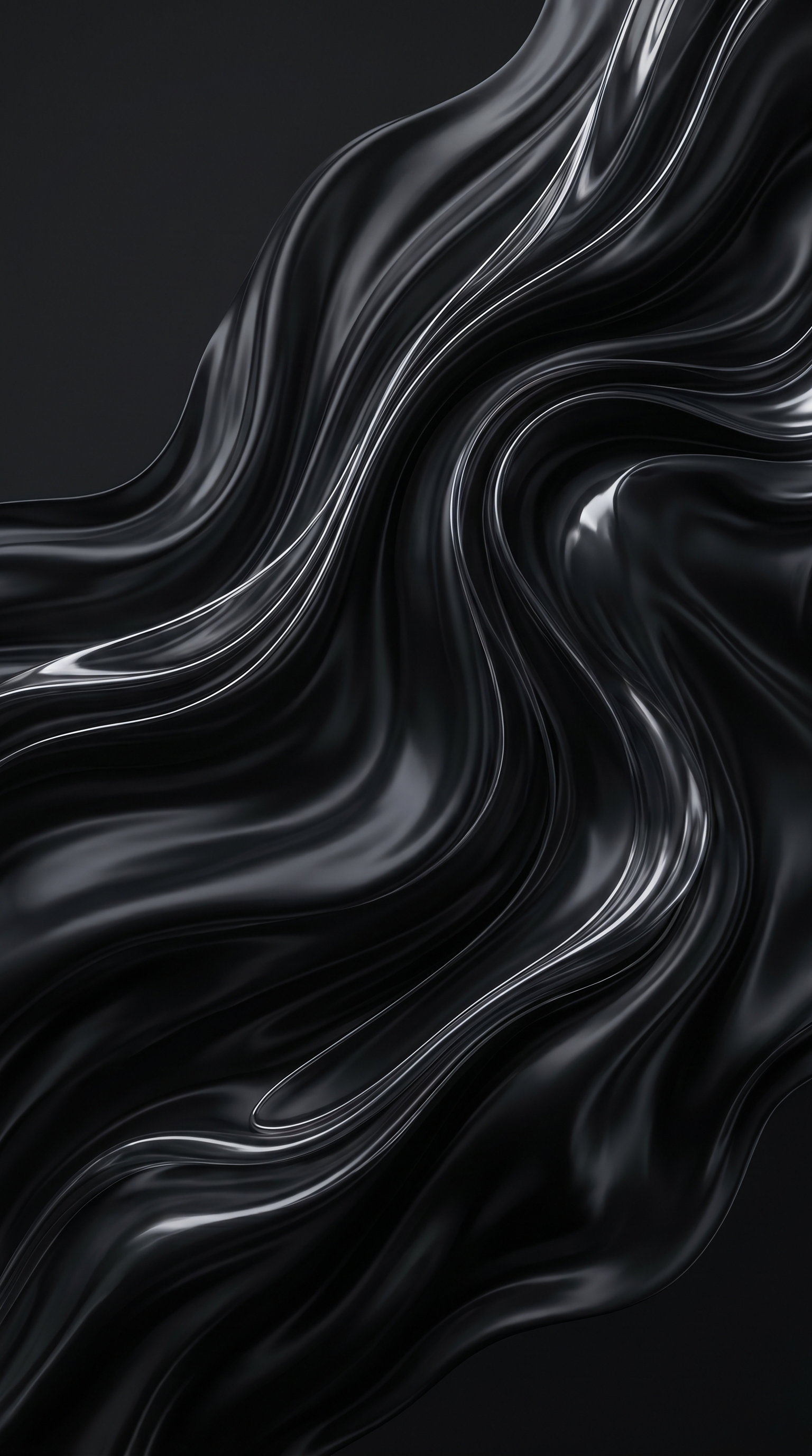 Dark Mysterious Forest Dark AMOLED Wallpaper